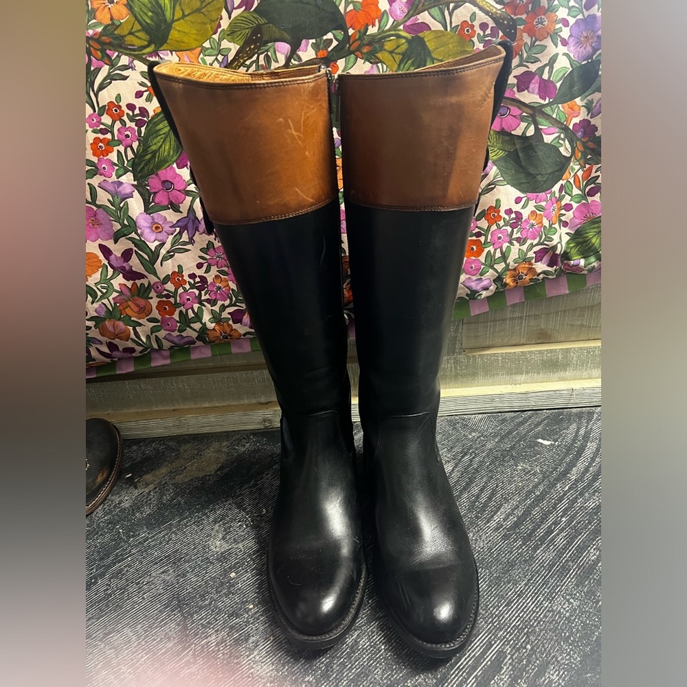 Frye Jayden Button Tall Boot Two-Tone Size 8 - image 7